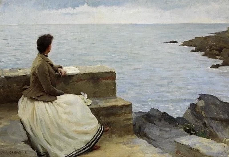 Paul Émile Chabas - Donna al mare, 1890